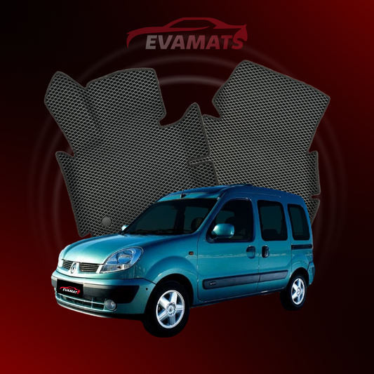 Tappetini per auto EVAMATS per Renault Kangoo 1 generazione 1997-2009 anno MINIVAN