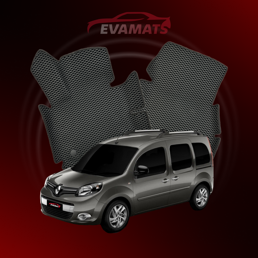 Tapis de voiture EVAMATS pour Renault Kangoo 2 gen 2008-2021 année MINIVAN