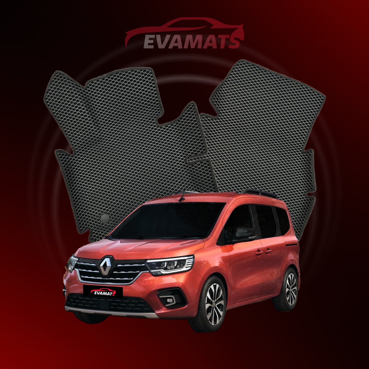 Car mats EVAMATS for Renault Kangoo 3 gen 2021-2025 year MINIVAN