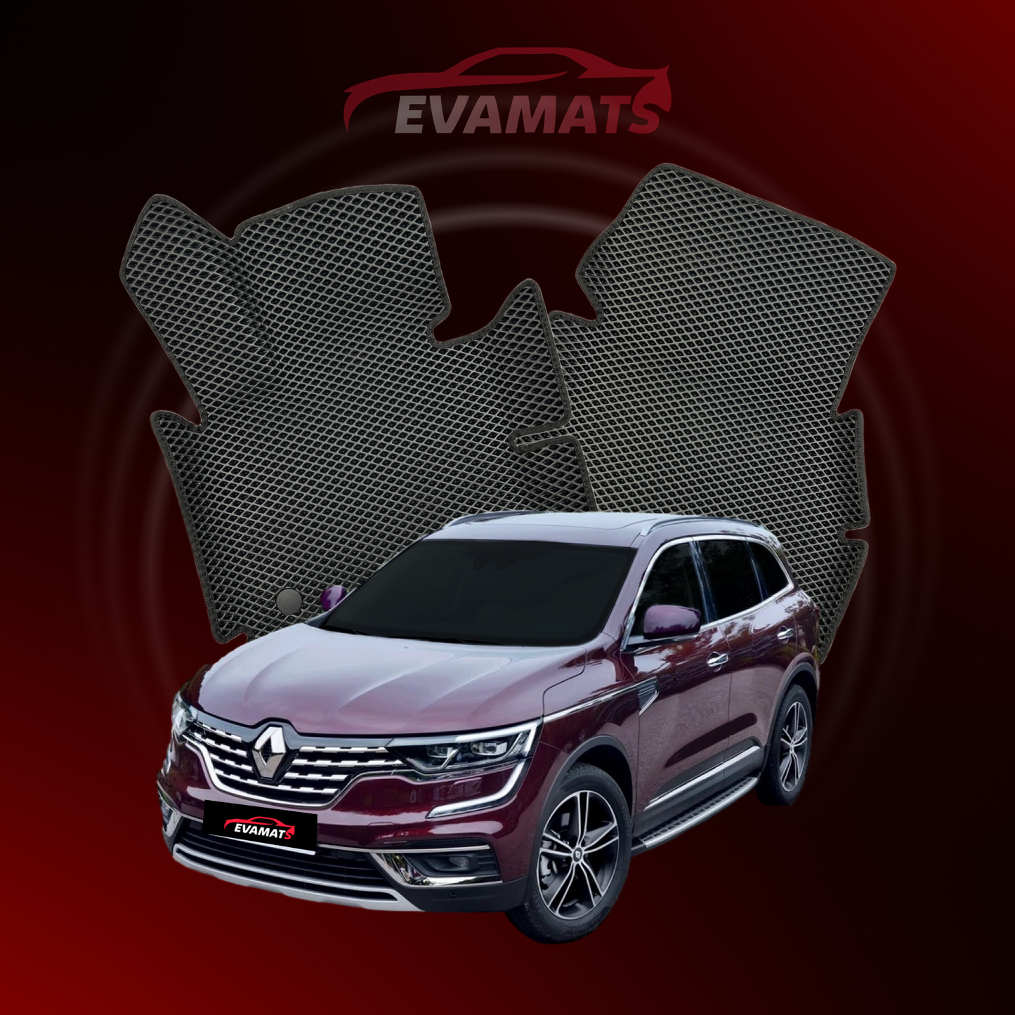 Autokoberce EVAMATS pro SUV Renault Koleos 2 gen 2016-2025 rok