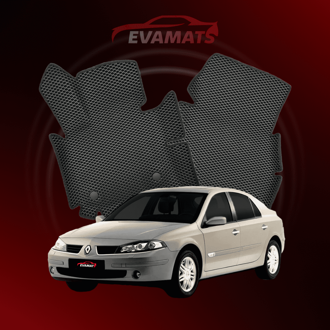 Tapis de voiture EVAMATS pour Renault Laguna 2 génération 2001-2008 année LIFTBACK