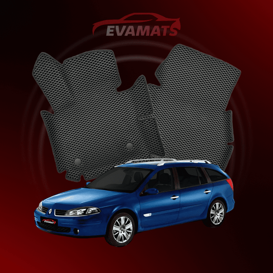 Alfombrillas de coche EVAMATS para Renault Laguna 2ª generación año 2001-2008 STATION WAGON