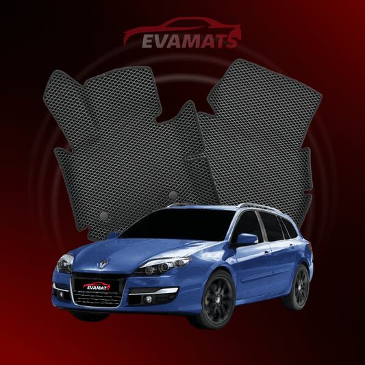 Tapis de voiture EVAMATS pour Renault Laguna 3 gen 2007-2015 année STATION WAGON