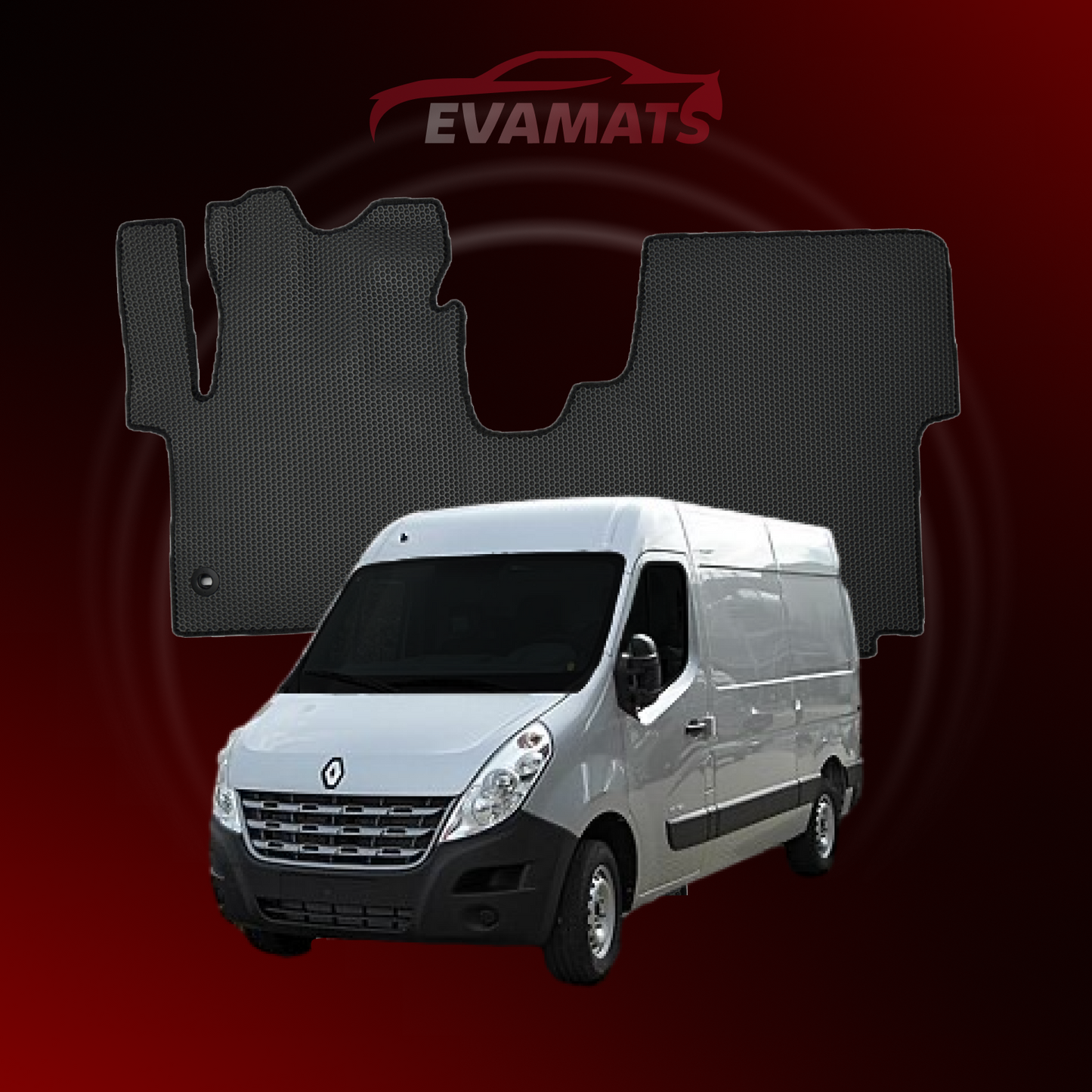 Car mats EVAMATS for Renault Master 3 gen 2010-2019 year VAN