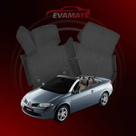 Tapis de voiture EVAMATS pour Renault Megane 2 gen 2002-2009 année CABRIO