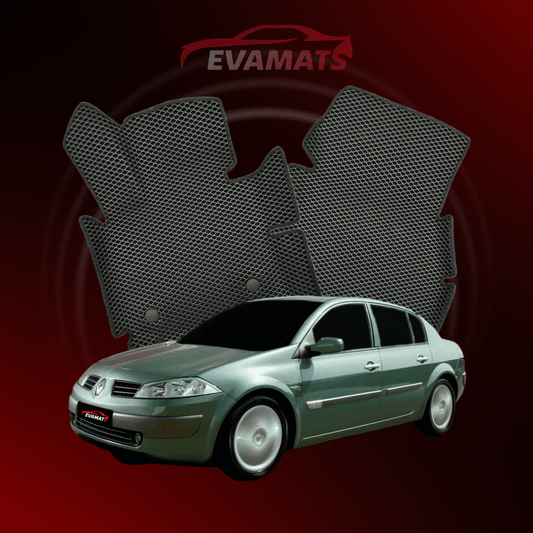 Alfombrillas de coche EVAMATS para Renault Megane 2ª generación año 2002-2009 SEDAN