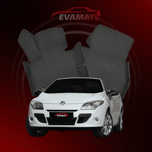 Alfombrillas de coche EVAMATS para Renault Megane 3ª generación año 2008-2016 CABRIO