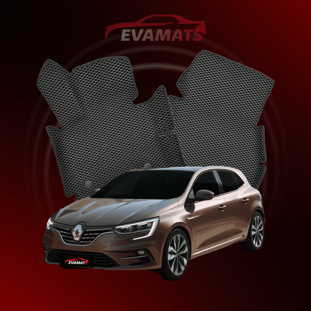 Car mats EVAMATS for Renault Megane 4 gen 2016-2024 year HATCHBACK 5 door