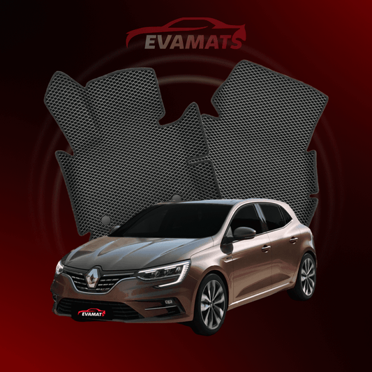 Tapis de voiture EVAMATS pour Renault Megane 4 gen 2016-2024 année HATCHBACK 5 portes