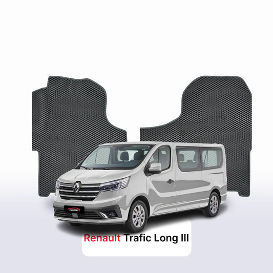 Car mats EVAMATS for Renault Trafic Long 3 gen 2020-2028 year BUS