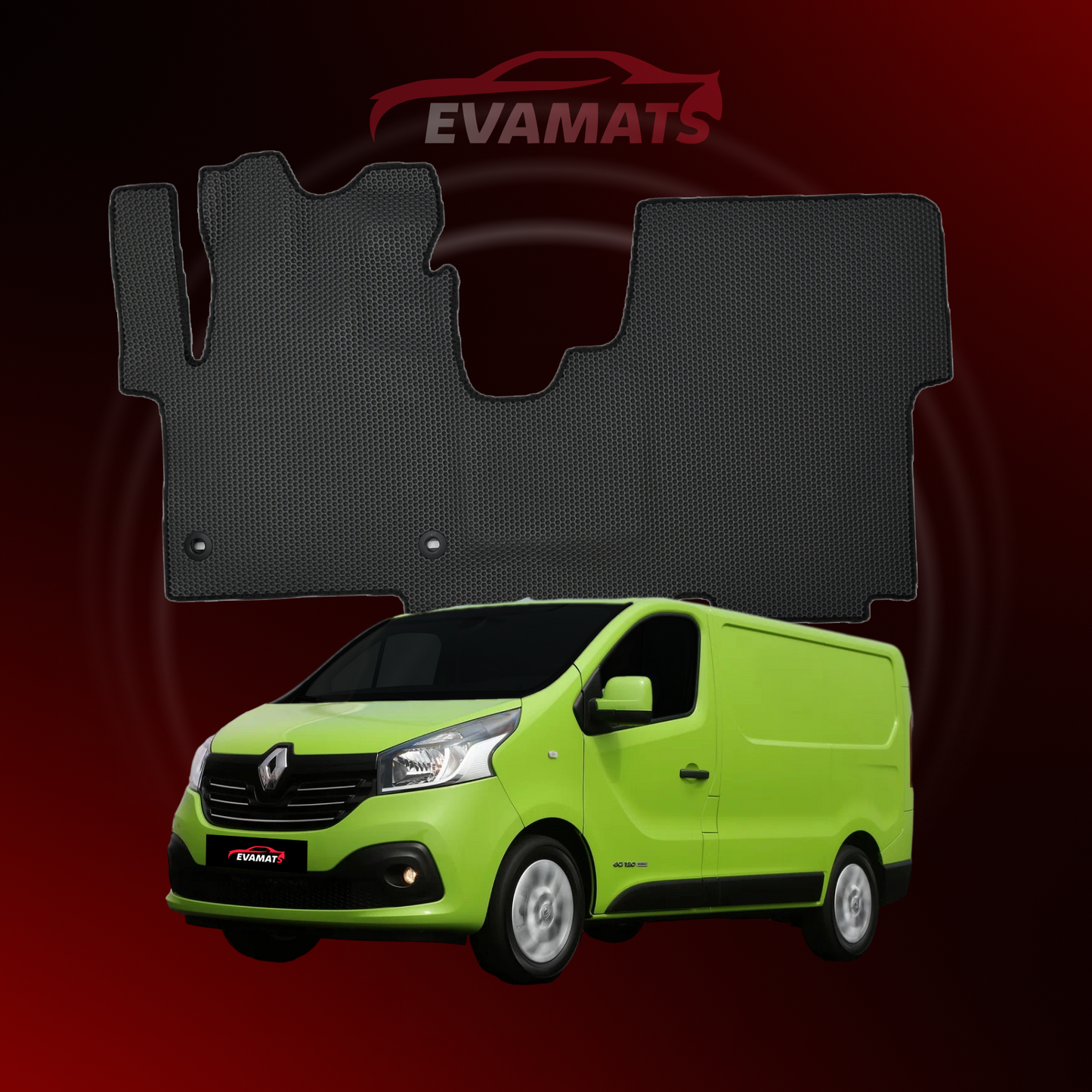 Autokoberce EVAMATS pre Renault Trafic(X82) 3 gen 2014-2021 rok VAN