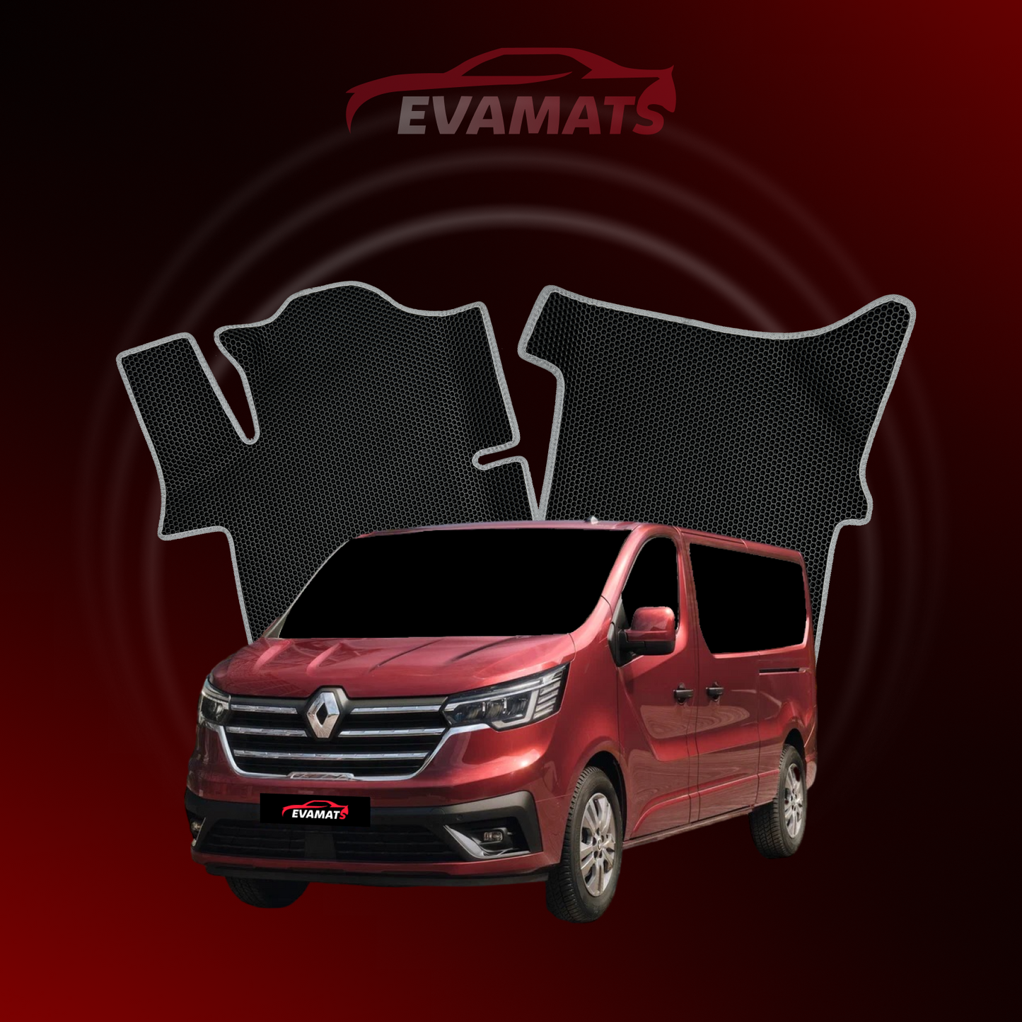 Car mats EVAMATS for Renault Trafic(X82)(L2) 3 gen 2021-2025 year BUS