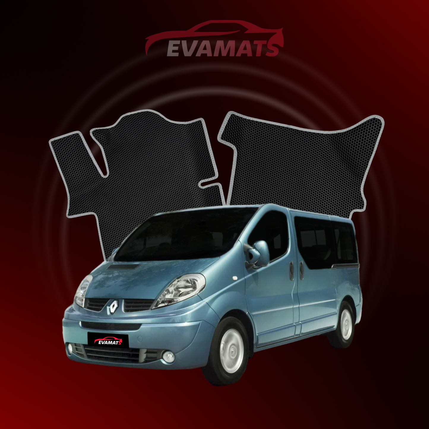 Autokoberce EVAMATS pre Renault Trafic(X83) 2 gen 2001-2014 BUS