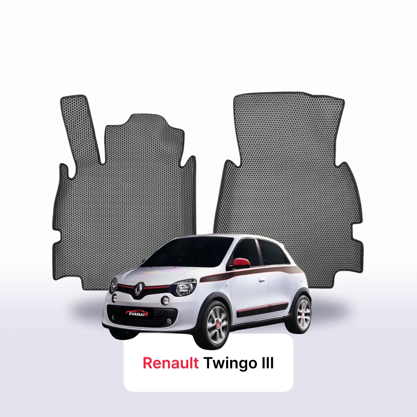 Car mats EVA for Renault Twingo 3 gen 2014-2025 year HATCHBACK 3 door