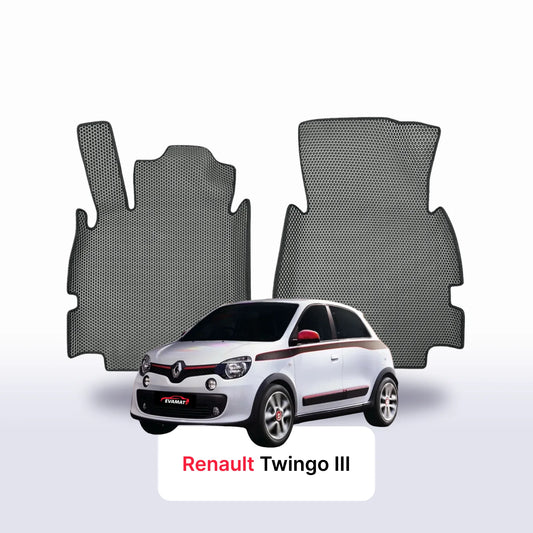 Car mats EVAMATS for Renault Twingo 3 gen 2014-2025 year HATCHBACK 3 door