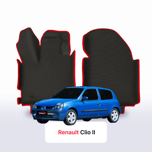 Car mats EVAMATS for Renault Clio 2 gen 2001-2013 year HATCHBACK 3 door