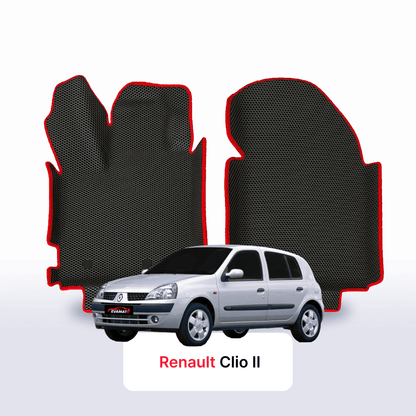 Car mats EVAMATS for Renault Clio 2 gen 2001-2013 year HATCHBACK 5 door