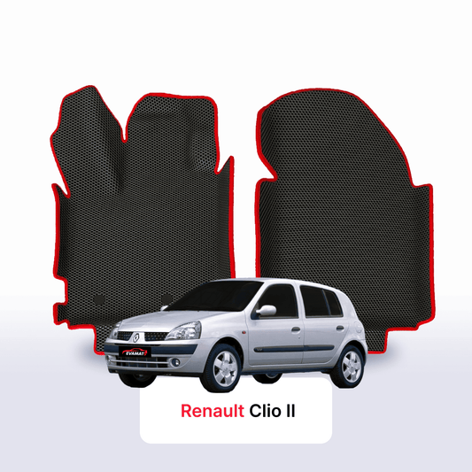 Car mats EVAMATS for Renault Clio 2 gen 2001-2013 year HATCHBACK 5 door