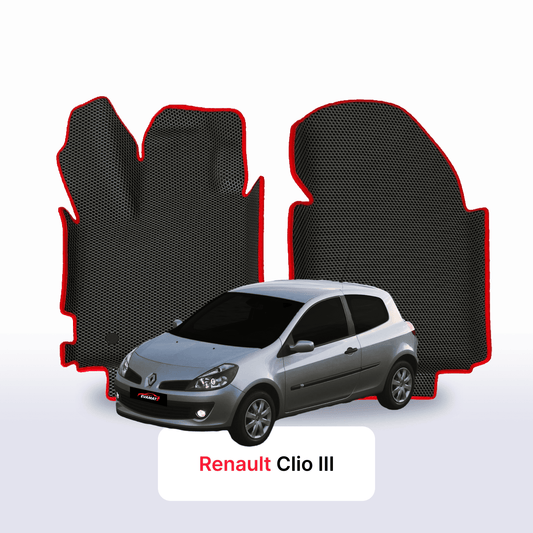 Car mats EVAMATS for Renault Clio 3 gen 2005-2014 year HATCHBACK 3 door