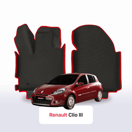 Car mats EVAMATS for Renault Clio 3 gen 2005-2014 year HATCHBACK 5 door