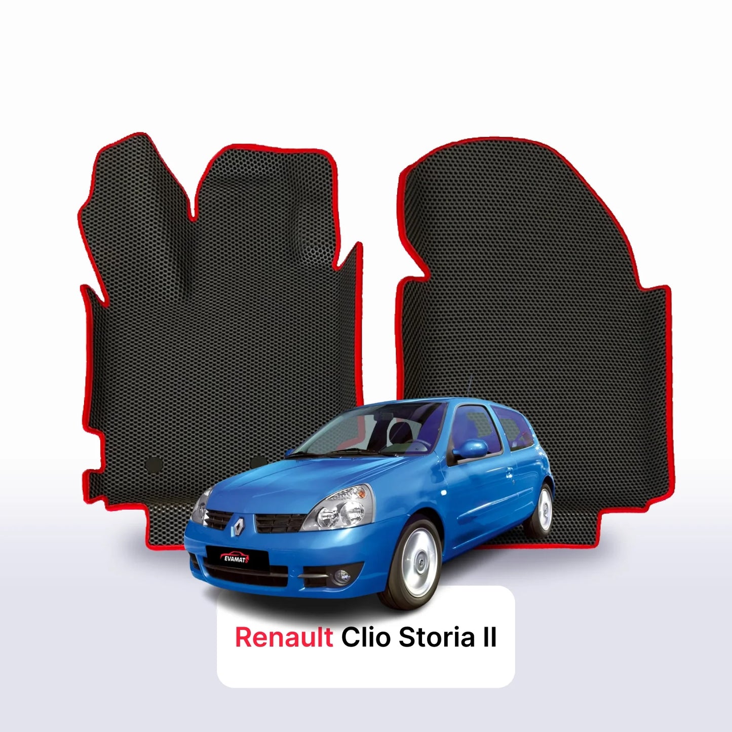 Car mats EVAMATS for Renault Clio Storia 2 gen 1998-2012 year HATCHBACK 3 door