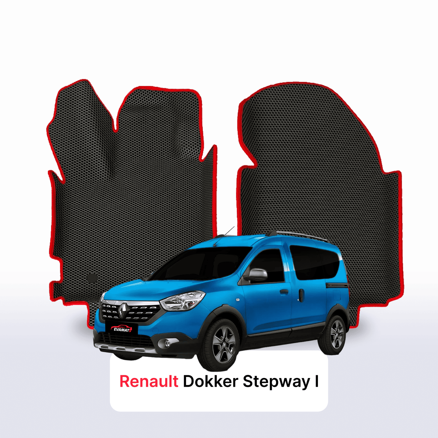 Car mats EVA for Renault Dokker Stepway 1 gen 2012-2023 year MINIVAN