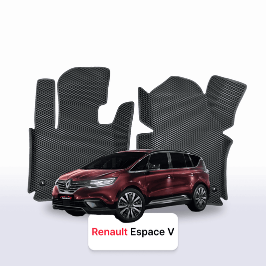 Car mats EVAMATS for Renault Espace 5 gen 2014-2023 year MINIVAN 7 seater