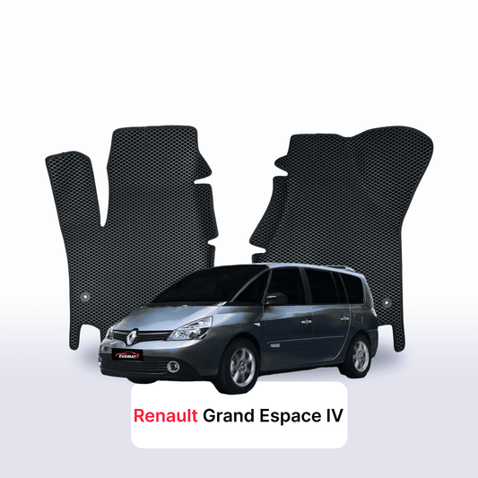 Car mats EVAMATS for Renault Espace Grand 4 gen 2002-2014 year MINIVAN