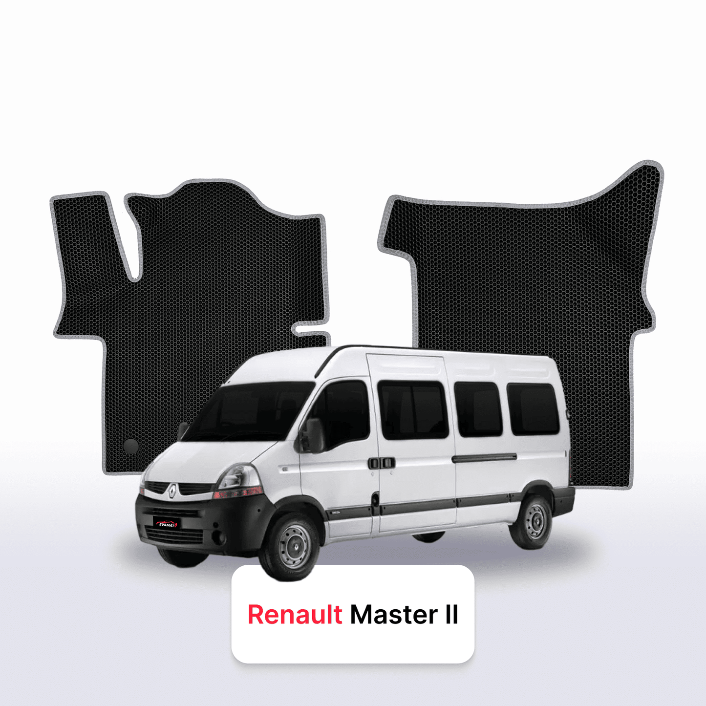 Car mats EVAMATS for Renault Master 2 gen 1997-2010 year MINIVAN