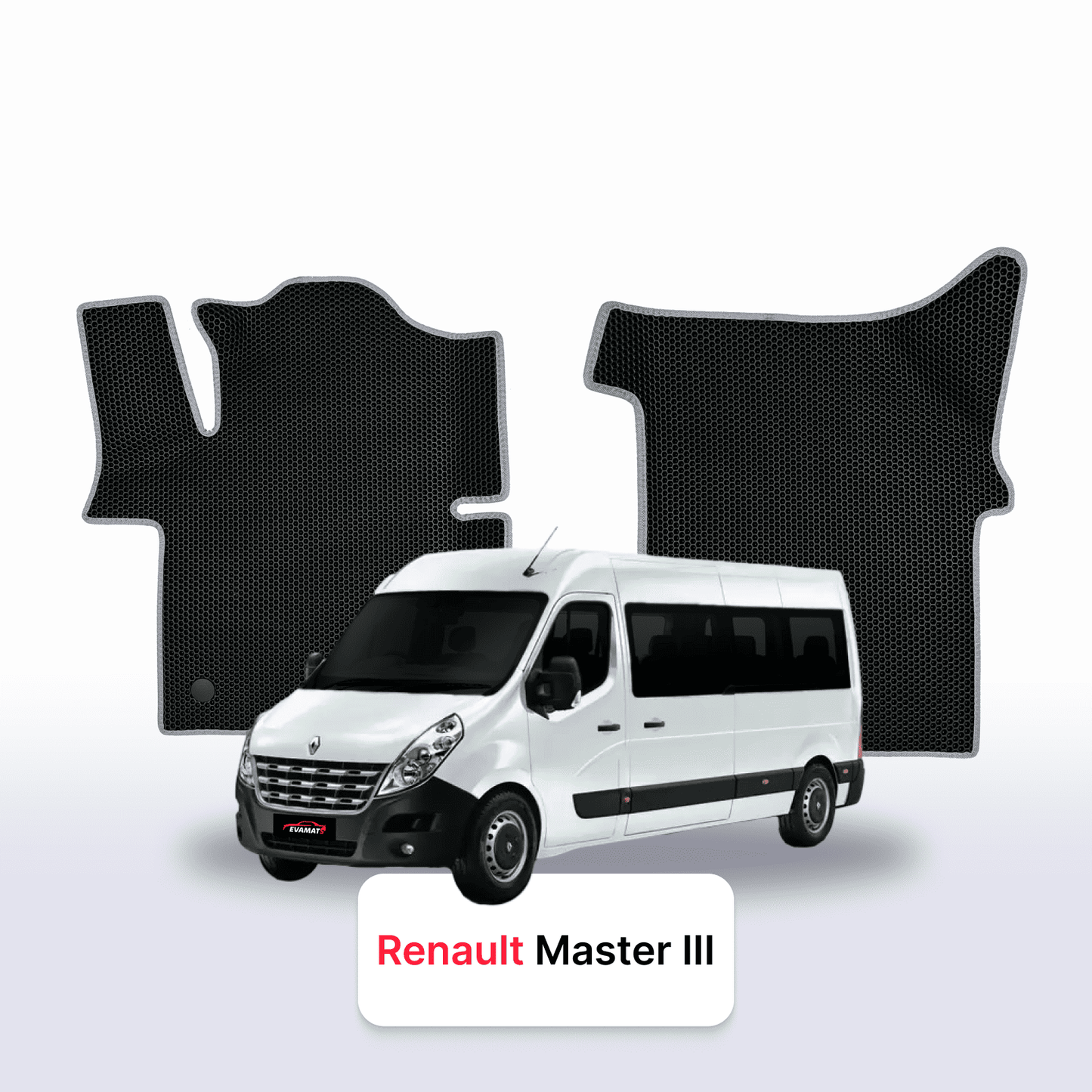 Car mats EVAMATS for Renault Master 3 gen 2010-2024 year MINIVAN
