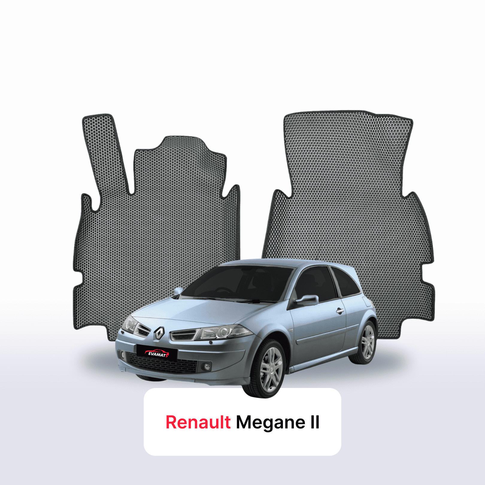 Car mats EVAMATS for Renault Megane 2 gen 2002-2009 year HATCHBACK 3 doors