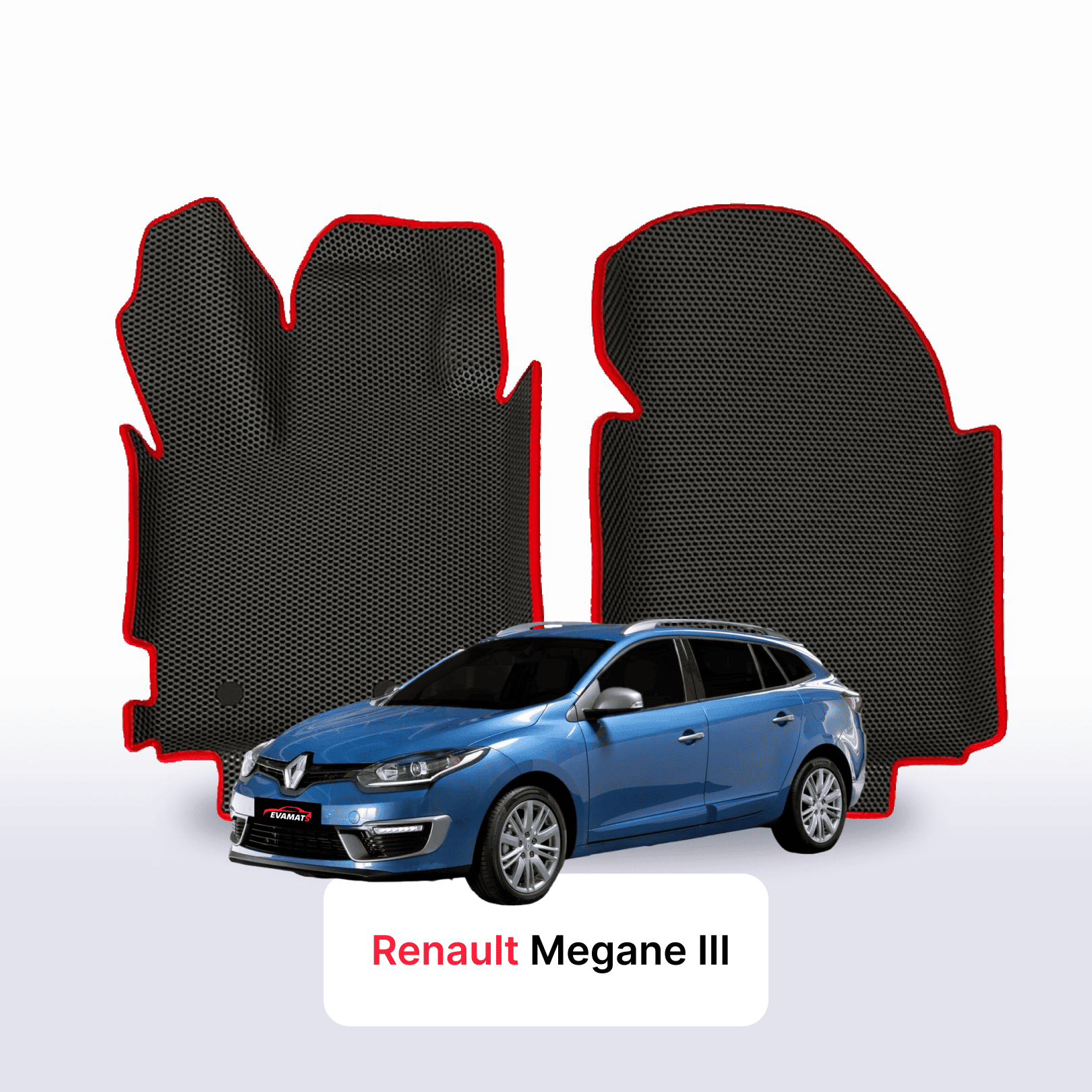 Car mats EVAMATS for Renault Megane 3 gen 2008-2016 year STATION WAGON