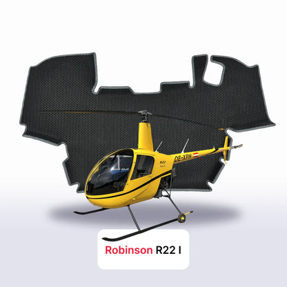 Car mats EVA for Robinson R22 1 gen 1979-2028 year HELIKOPTER
