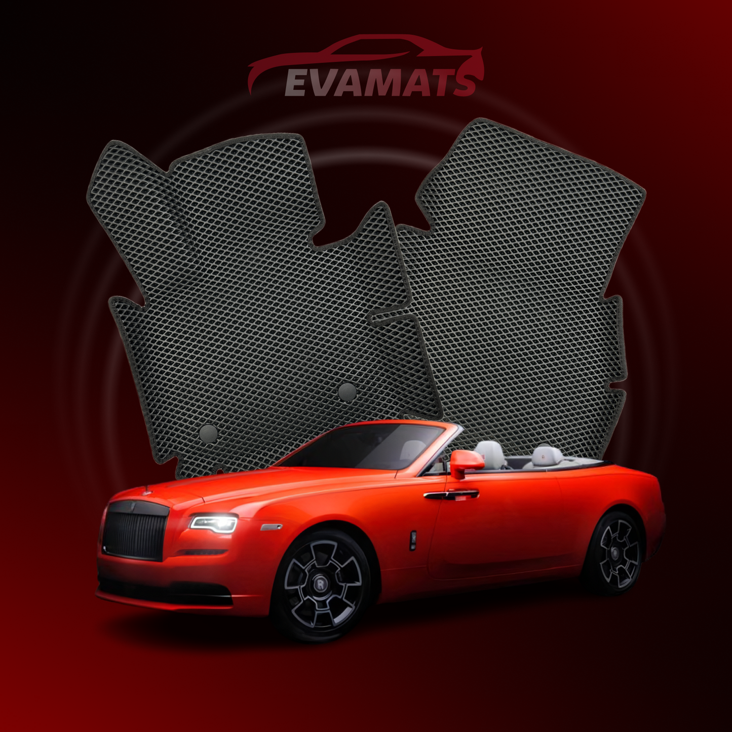 Car mats EVAMATS for Rolls-Royce Dawn 1 gen 2015-2023 year CABRIO