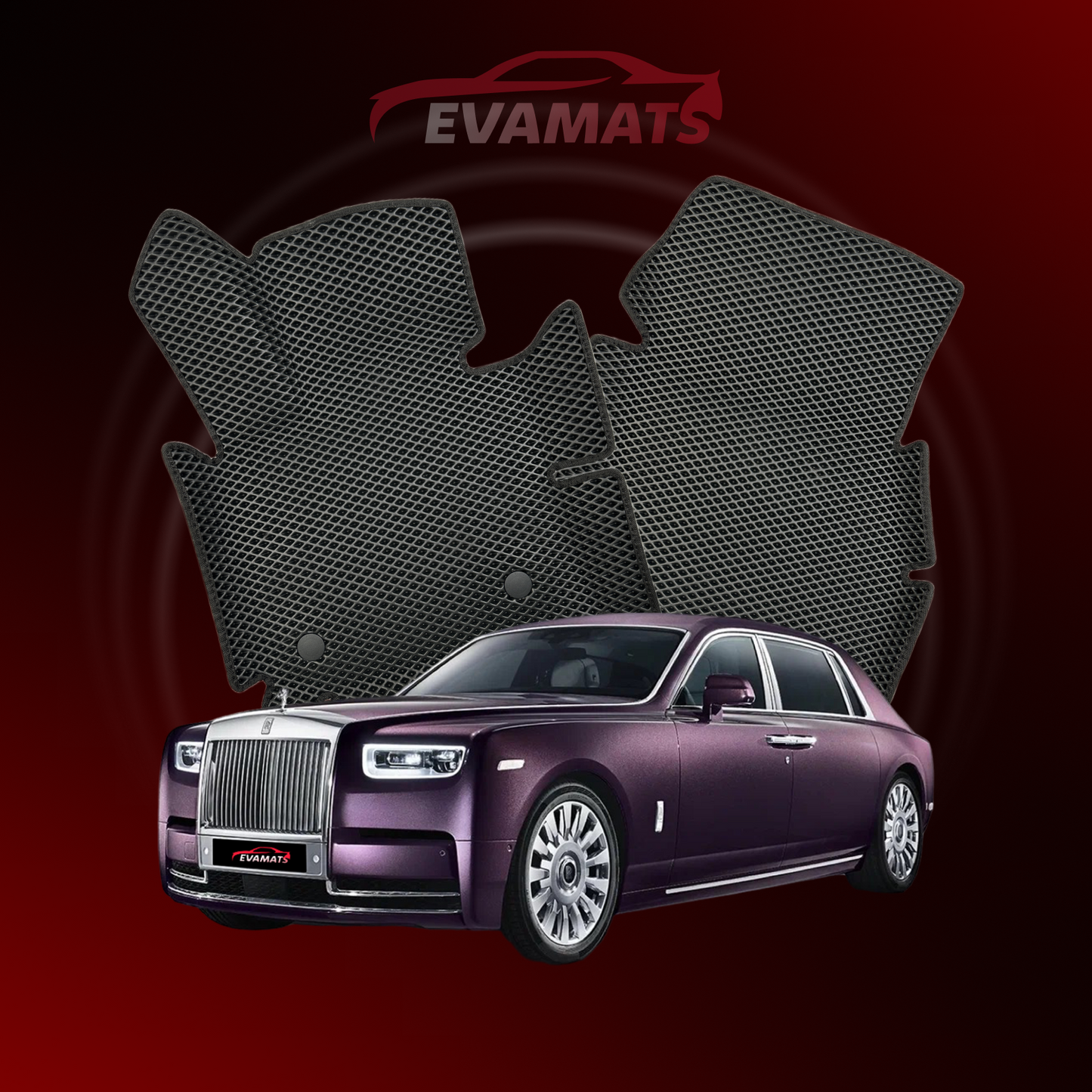 Car mats EVAMATS for Rolls-Royce Phantom 8 gen 2017-2025 year SEDAN