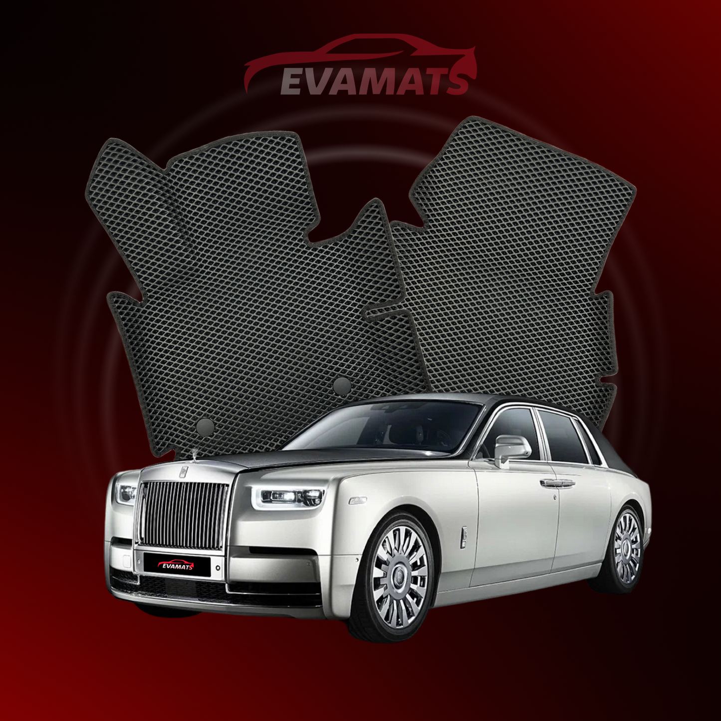 Autokoberce EVAMATS pre Rolls-Royce Phantom 8 gen 2017-2025 ročník LONG SEDAN