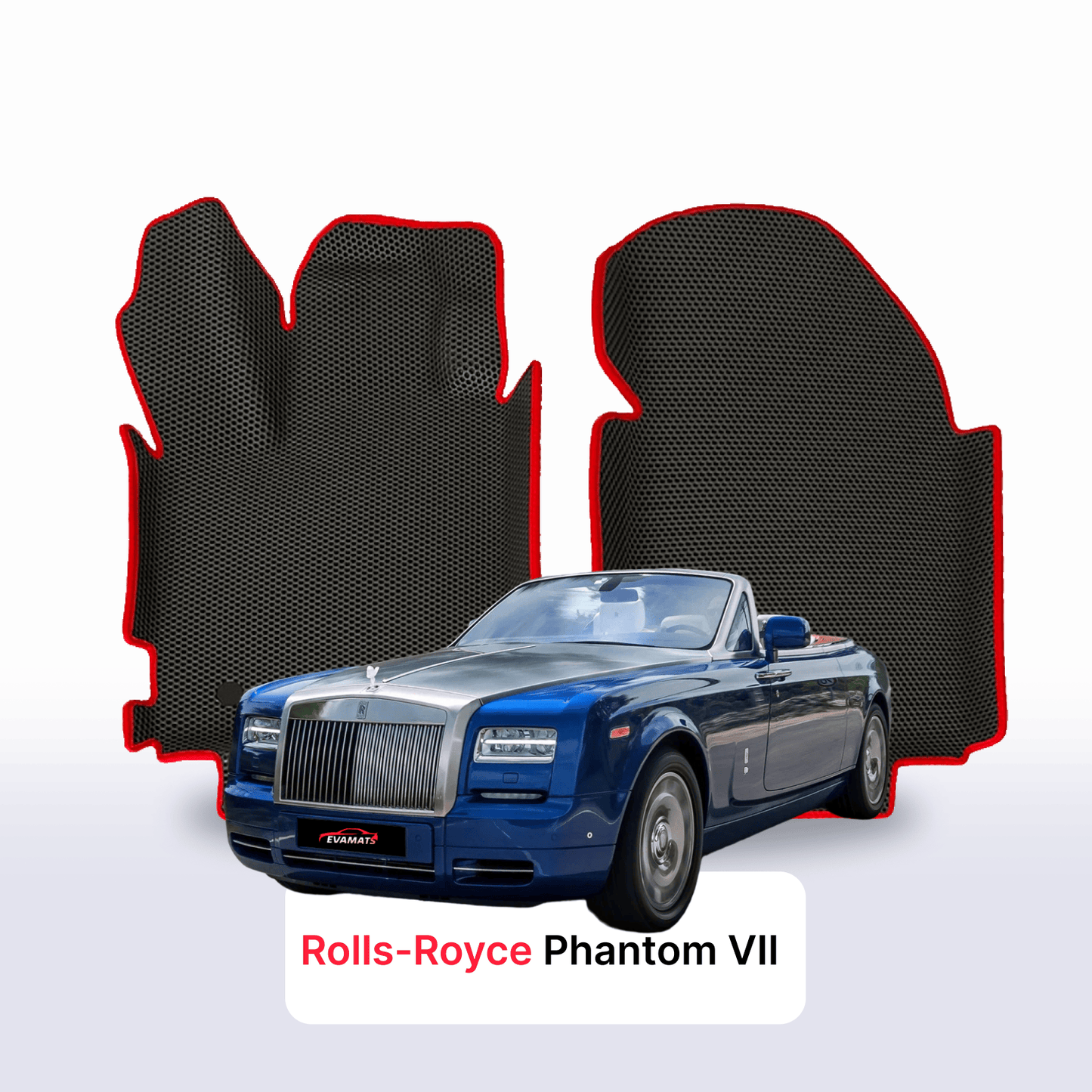 Car mats EVAMATS for Rolls-Royce Phantom 7 gen 2003-2017 year CABRIO