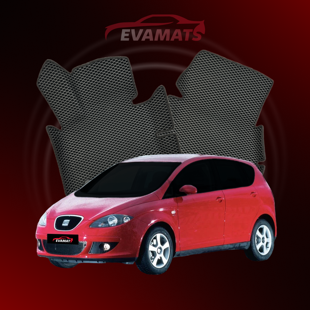 Tappetini per auto EVAMATS per SEAT Altea 1 generazione 2004-2015 anno MINIVAN