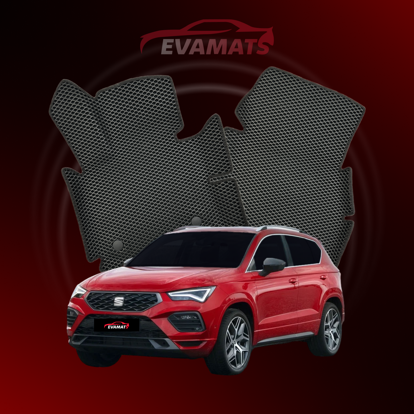 Tappetini per auto EVAMATS per SUV SEAT Ateca 1 generazione 2016-2025 anno