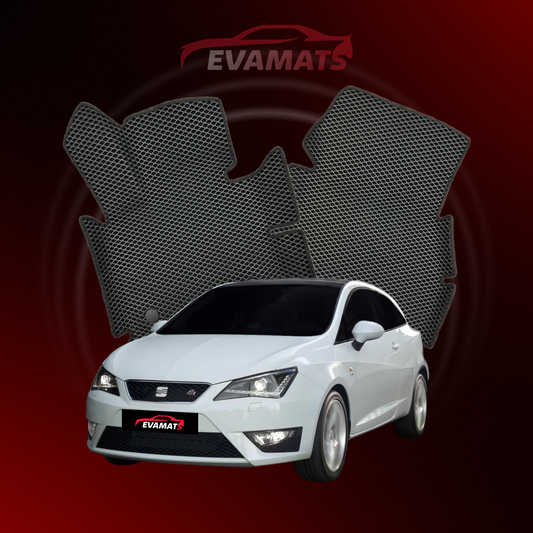 Tapis de voiture EVAMATS pour SEAT Ibiza 4 génération 2008-2017 année HATCHBACK 3 portes