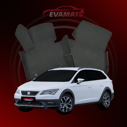 Tappetini per auto EVAMATS per SEAT Leon X-PERIENCE 3 gen 2012-2020 anno STATION WAGON