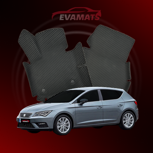 Car mats EVAMATS for SEAT Leon 3 gen 2012-2020 year HATCHBACK 5 door