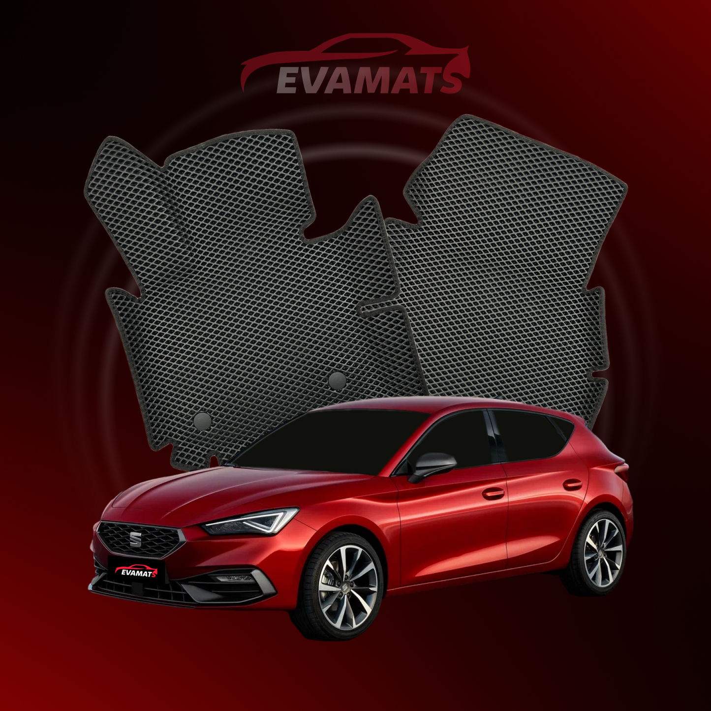 Tapis de voiture EVAMATS pour SEAT Leon 4 génération 2020-2025 année HATCHBACK 5 portes