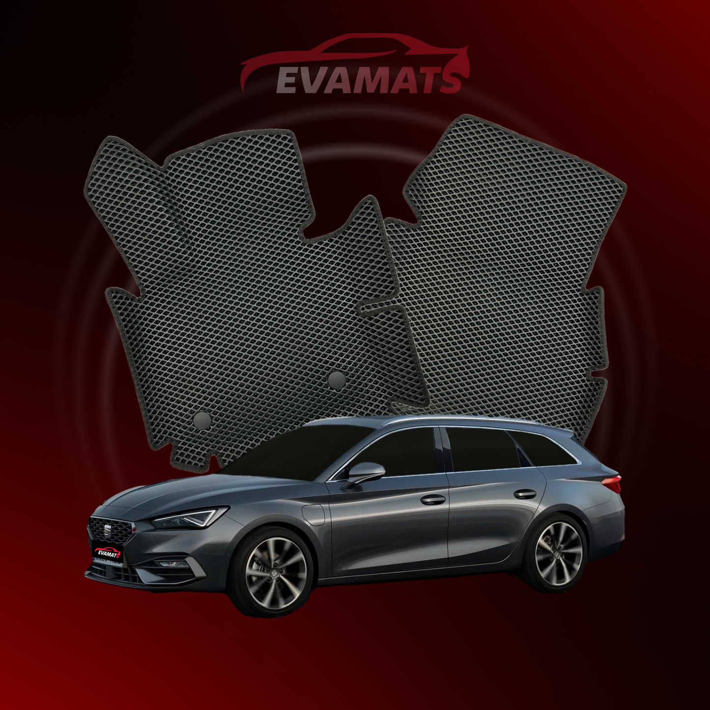 Tappetini per auto EVAMATS per SEAT Leon 4 generazione 2020-2025 anno STATION WAGON