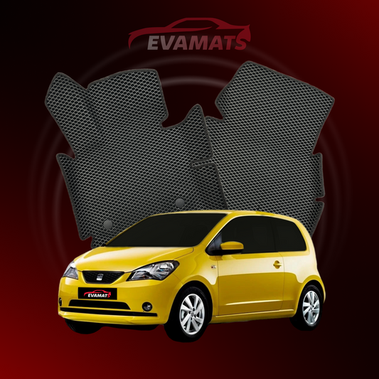 Alfombrillas de coche EVAMATS para SEAT Mii 1ª generación año 2011-2025 HATCHBACK 3 puertas