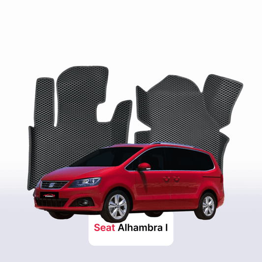 Car mats EVAMATS for SEAT Alhambra 2 gen 2010-2020 year MINIVAN