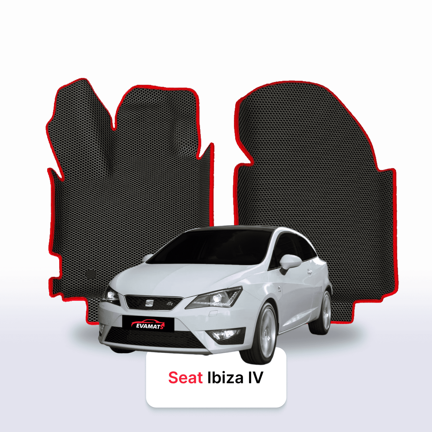 Car mats EVAMATS for SEAT Ibiza 4 gen 2008-2017 year HATCHBACK 3 door