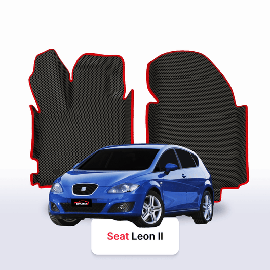Car mats EVAMATS for SEAT Leon 2 gen 2005-2012 year HATCHBACK 5 door