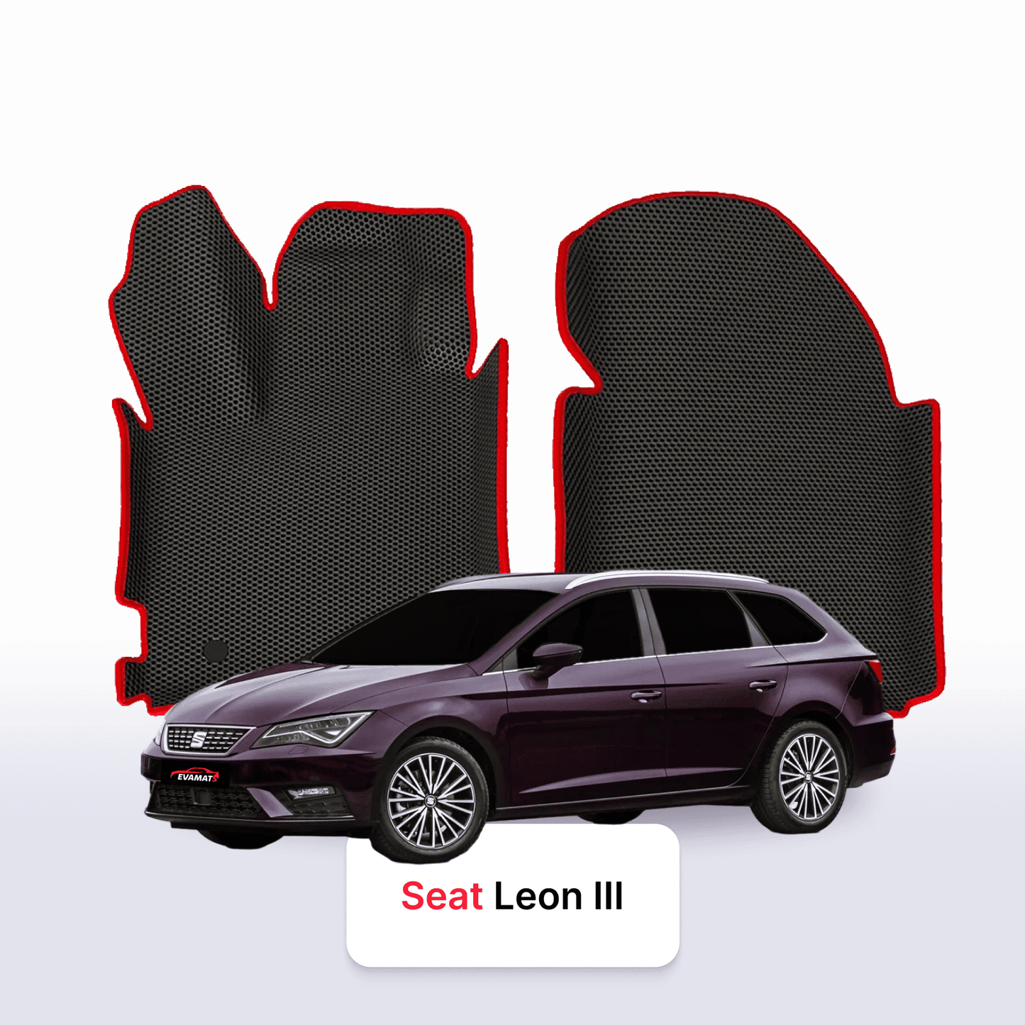 Car mats EVAMATS for SEAT Leon 3 gen 2012-2020 year STATION WAGON