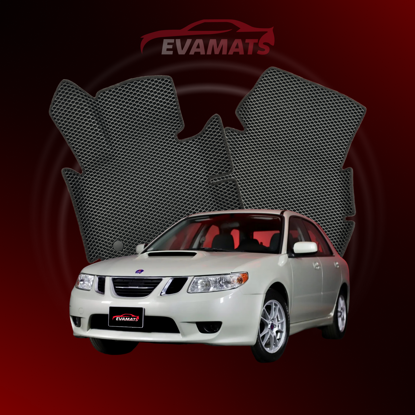 Car mats EVAMATS for Saab 9-2X 1 gen 2004-2006 year STATION WAGON